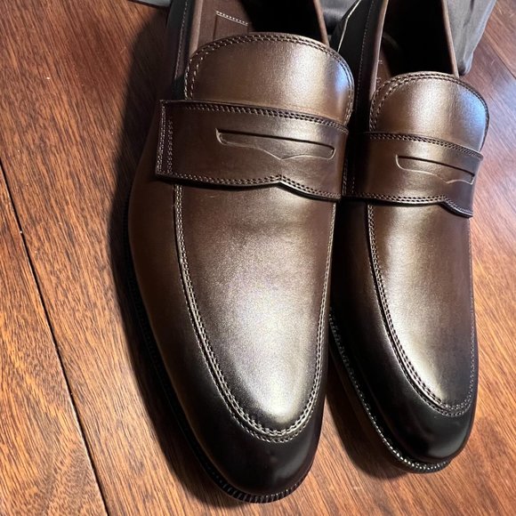 NEW! Ermenegildo Zegna Brown Penny Loafers US 7, EU 6 main image 9